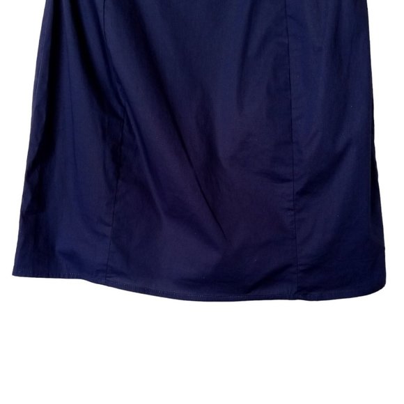 Miss Minuet Navy Dress Juniors Large Ruffled Strap Pleating Dance/Prom/Party EXC - Picture 3 of 11